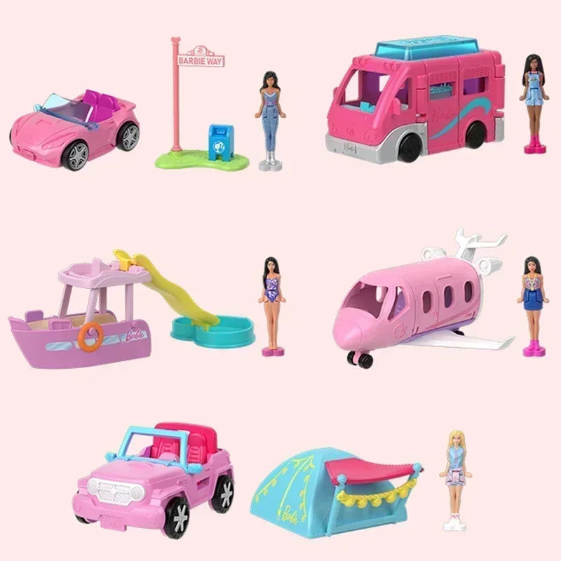 Original Mini Barbieland Dream Camper Car, Plane for Girls