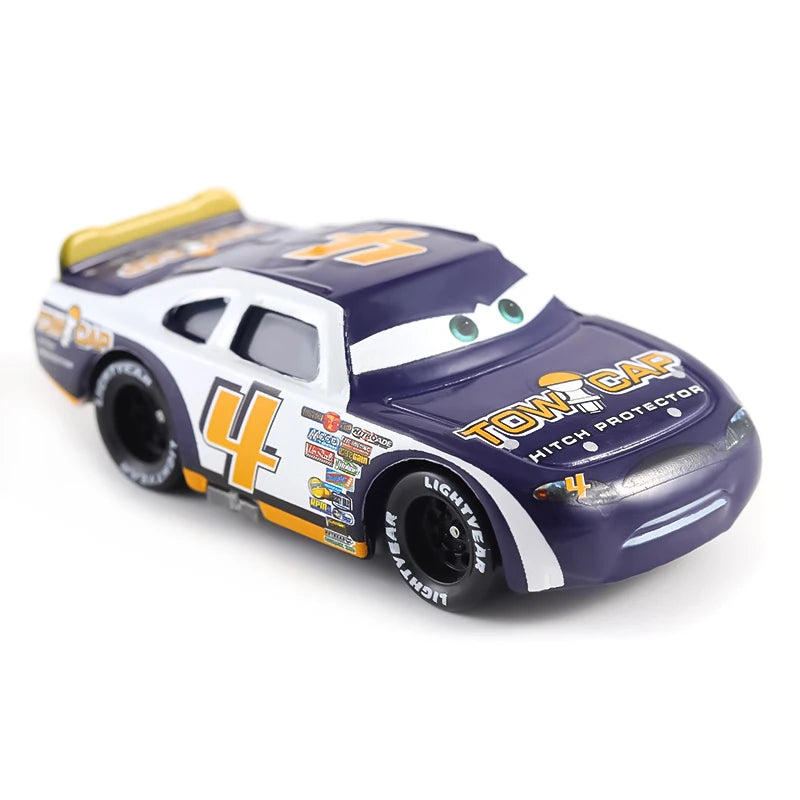 Disney Pixar Cars 3 Lightning McQueen No19 Poppy Racing Family Family Jackson Storm Ramirez Die Cast Metal Alloy Kids Gifts