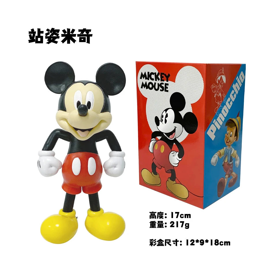 2026 New Disney Mickey Mouse Donald Duck Winnie The Pooh Goofy Action Figure Kawaii PVC Model Doll Collection Toys
