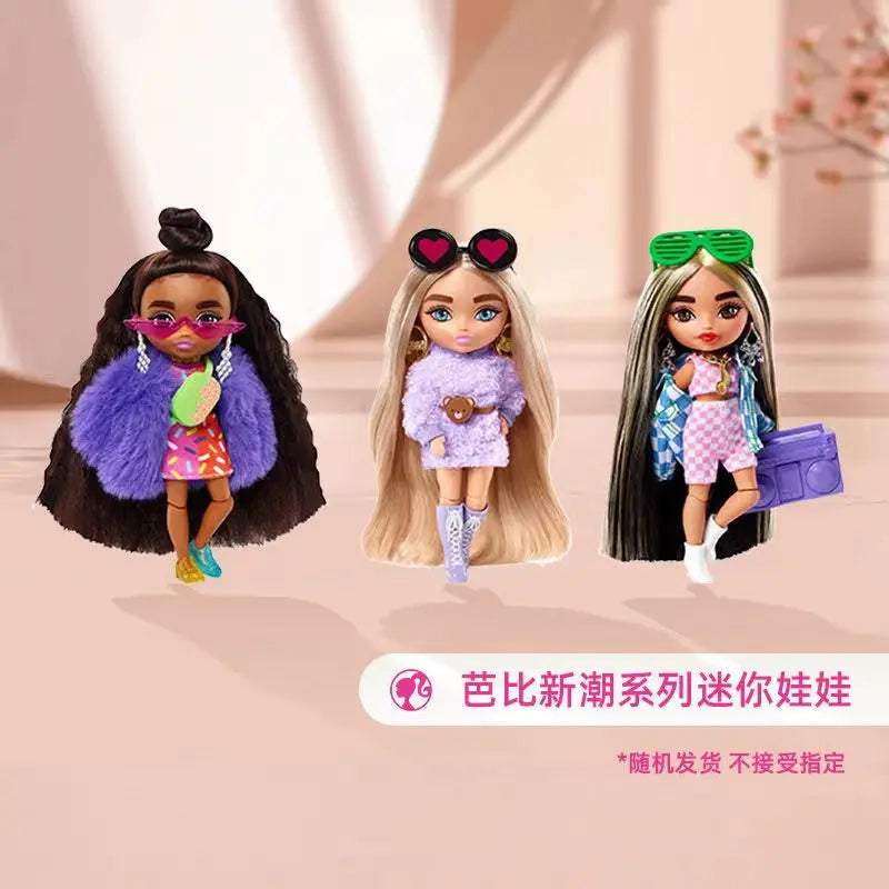 New Barbie trendy series mini dolls with movable joints princess Christmas birthday surprise toys collectible gifts