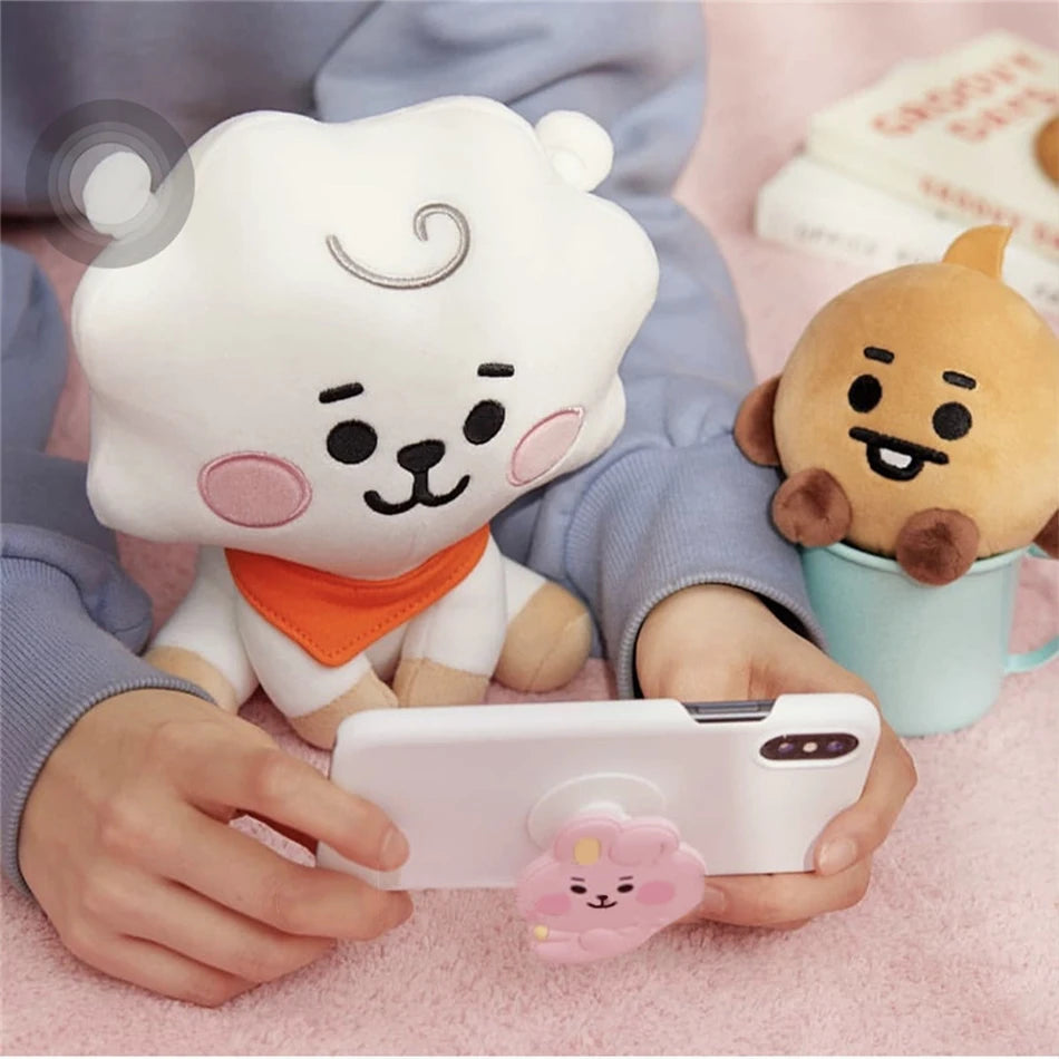 Hot BTed 21Plush Toys Kawaii Mini Keychain Anime Pendant Ornament for Kids 12-22cm Bt Peripherals Soft Stuffed Animals Doll Gift