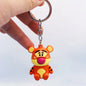 Anime Disney Keychain New Mickey Mouse Minnie Lilo & Stitch Doll Keyring Ornament Key Chain Car Pendant Kid Toys Gifts Wholesale