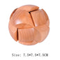 Wooden Luban Lock Unlock Interlock Game Brain Teaser Puzzle Inteligencia Rompecabezas 3D De Madera Montessori Educational Toys