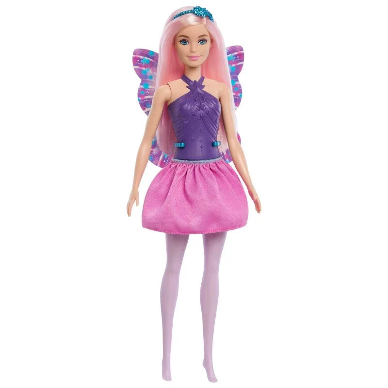 Genuine Barbie Fashionistas Doll Black Hair Leopard Print Dress Up Clothing Red Shoes Dream Princess Toys for Girls Accessories