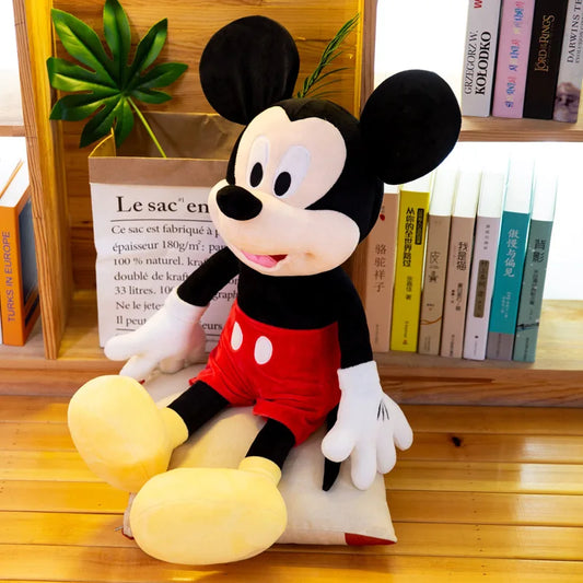 Disney Mickey Mouse Minnie Mouse Soft Plush Toys Cartoon Stuffed Dolls Kids Birthday Gifts Wedding Claw Machine Prizes Bed Pals