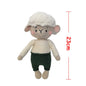 Amigurumi Elephant Lion Doll Baby Stuffed Animal Doll kawaii Handmade Knitted Plush Lion Toy Newborn Accompany Doll Room Decor