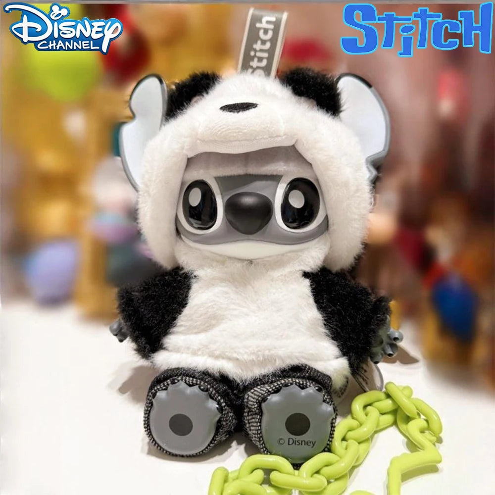 Disney Stitch Panda Limited Edition Vinyl Figure - Collectible Toy Keychain & Desk Ornament, Perfect Christmas Gift for Fans