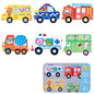 Montessori Baby Puzzle Educational Toys Wood 3D Puzzle Games Iron Box children Puzzles Jigsaw Wooden Puzzles For Kids 2 3 4 Year