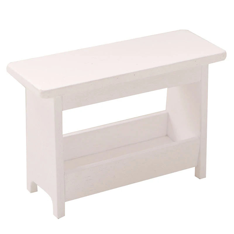 1pc 1:12 Dollhouse Miniature Wooden Desk Table Model Computer Desk Doll House Furniture Toys Accessory Kid Gift Кукольный Домик