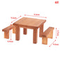 1Pcs Dollhouse Miniature Bookcase Storage Rack Mini Wood Cherry Display Shelf Cabinet Cupboard Doll House Furniture Model Toys