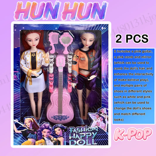 Hot Sales 2026 Anime KPop Demon Hunters Vinyl Doll, Rumi Mira Zoi Mask Figurine Small Statue Christmas Gift For Fans
