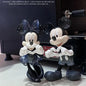 New Disney Cartoon Minnie Mickey Mouse Figures toys set Goofy Wedding cake decoration Action Wedding gift