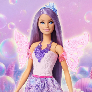Original Barbie Doll Princess Costume Playset Children's Dress-Up Toy Fairy Tale Series Mermaid Storytime Girls Imaginative Play