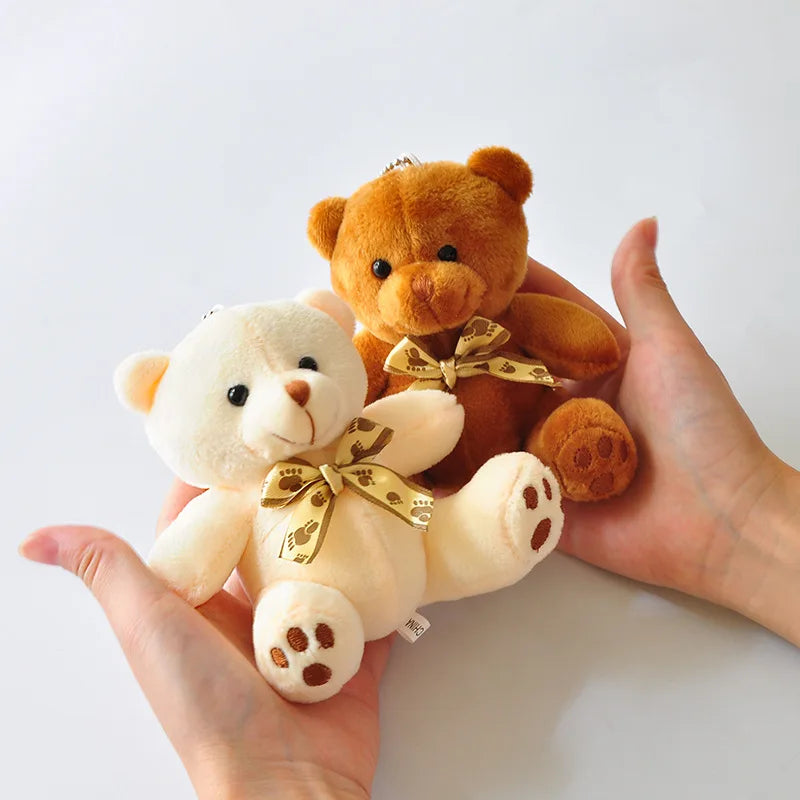 1Pcs Candy Bear Little Teddy Bear Plush Toy Cute10cm Cartoon Stuffed Soft Plush Doll Toy Children's Decorative Birthday Gifts