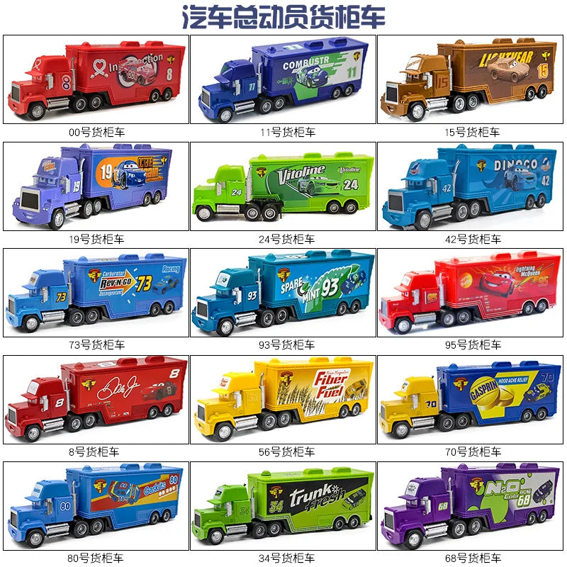 Toy Cars 2 & 3 Metal Die-Casting Car Toys Set #95 Mcqueen Truck King Jackson Storm Sally Ideal Birthday Gift For Boys