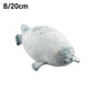 20CM Seal Pillow 3D Novelty Seal Doll Aquarium Plush Stuffed Toy Baby Sleeping Throw Pillow Gifts for Kids Birthday Party