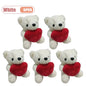 1-5PCS Valentine’s Day Bear Plush Toy Cute Heart-Hugging Stuffed Animal Doll Soft Love Bear Gift for Christmas  Anniversaries