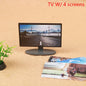 1:12 Doll House TV Remote Control Simulation Miniature Furniture Dollhouse Living Room Decoration Television