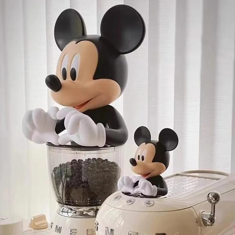 10cm New Love Mickey Mouse Minnie Figure Cartoon Pvc Suit Decoration Living Room Ornaments Model Girls Birthday Gift