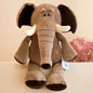 Stuffed Plush Animals Toys Soft Dolls Jungle Lion Elephant Tiger Dog Fox Monkey Deer Children Gift Kawaii Baby Kids Hobbie Toys