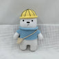 Amigurumi Elephant Lion Doll Baby Stuffed Animal Doll kawaii Handmade Knitted Plush Lion Toy Newborn Accompany Doll Room Decor