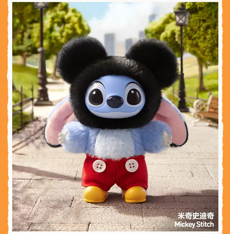 POP MART Disney Stitch Adventure Series Vinyl Plush Trendy Blind Random Box Toys Mystery Box Guess Bag Action Figure Gift