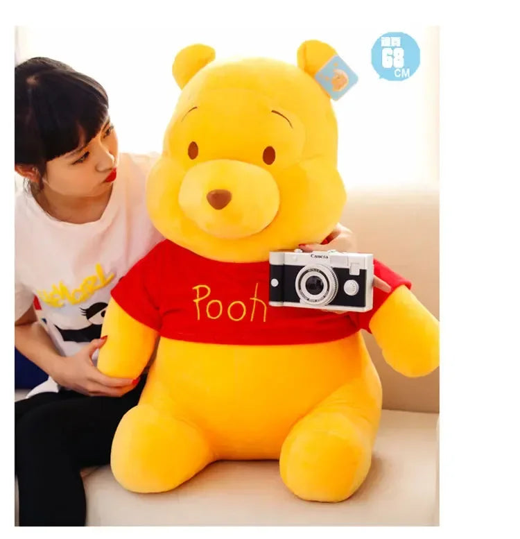 25-45cm Disney Winnie The Pooh Plush Toys Soft Stuffed Kawaii Anime Elf Doll Cartoon Pooh Bear Plush Doll Birthday Gift for Boys