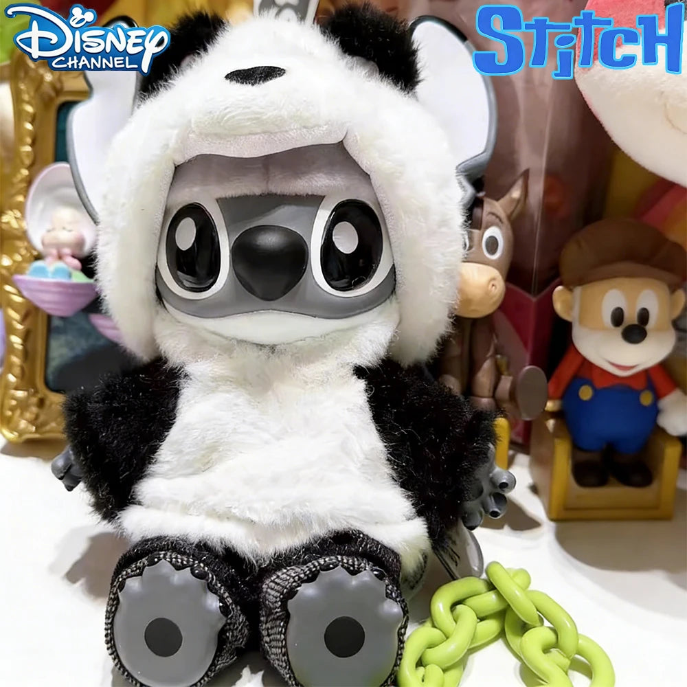 Disney Stitch Panda Limited Edition Vinyl Figure - Collectible Toy Keychain & Desk Ornament, Perfect Christmas Gift for Fans