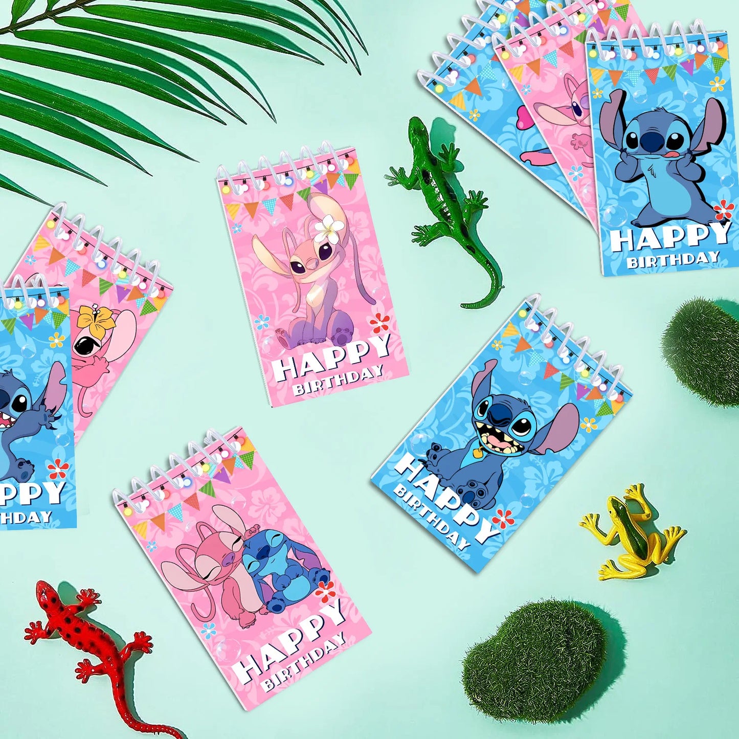 Disney Stitch Notebook Spiral Book Coil Journal Diary Sketchbook Schedules Plan List Notepad School Supplies Stitch Stationery