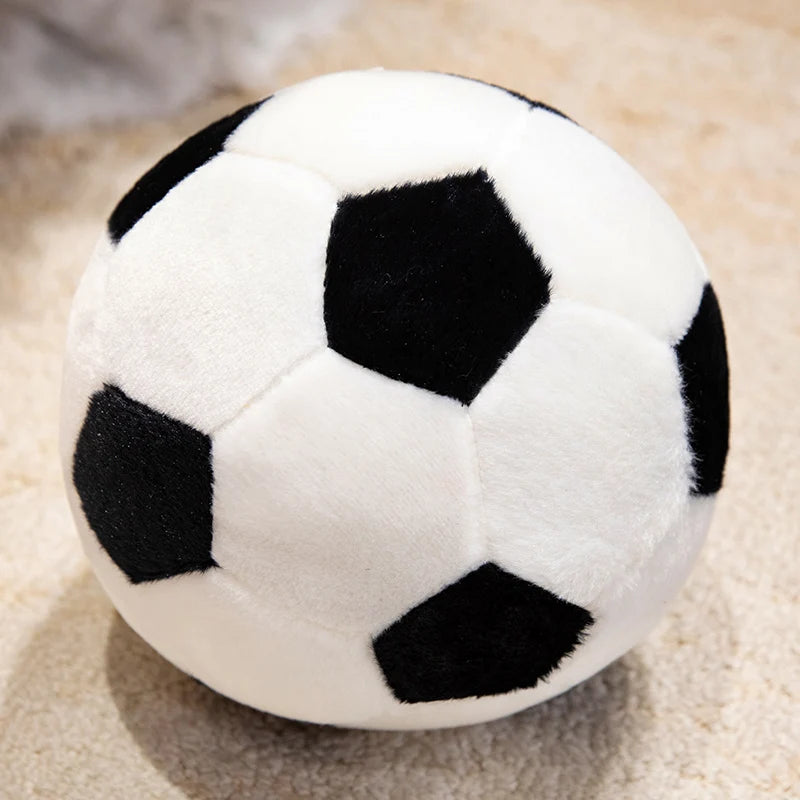 15/20/25cm Lovely Football Plush Dolls Kawaii Ball with Colorful National Flag Stuffed Soft Pillow Soccer Plushie Toy