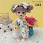 17cm Mini Doll 13 Movable Joint Doll With 3D Big Eyes DIY Toy Doll With Clothes Dress Up 1/12 Fashion Doll Children Girls Gift