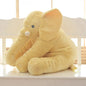 40cm 60cm 80cm Kawaii Plush Elephant Doll Toy Kids Play Back Cushion Cute Stuffed Elephant Child Accompany Doll Xmas Gift