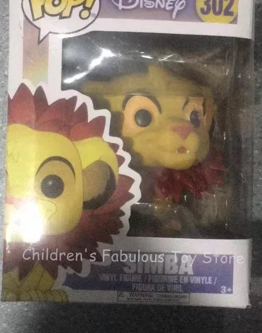 Funko Pop New Disney Lion Mufasa #495 Simba #496 Luau Pumbaa #498 Bambi #94 Thumper #95 Flower #96 Figure Model Toys for Gift