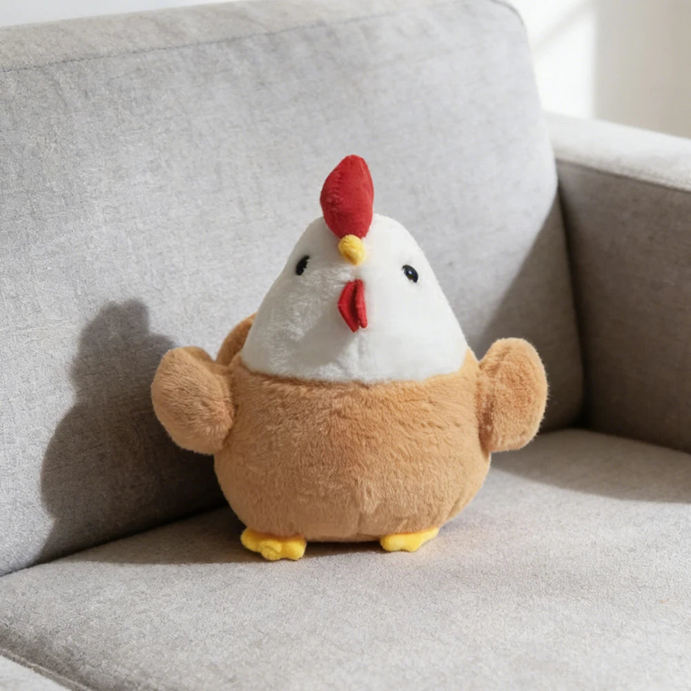 Chicken Plush Toy Soft Fluffy Chicken Stuffed Animal Super Soft Hugging Cuddly Doll Pillow For Room Decor Present For Friends