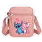 2026 Disney Latest Hot Selling Stitch Printed Boys and Girls Colorful Small Square Bag Casual Fashion Cute Women's Shoulder Bag