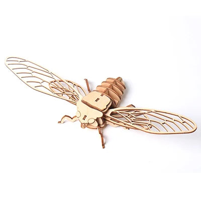 3D Wooden Puzzle Toys Insect Animal Skeleton Assembly Model Puzzle Games DIY Wooden Crafts STEM Toys for Kids Adults Teens