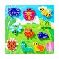 Children's 3D Puzzle Animal Transportation Sea Animal Fruits Early Education Fun DIY Paste Puzzle Toys for Kids Gifts