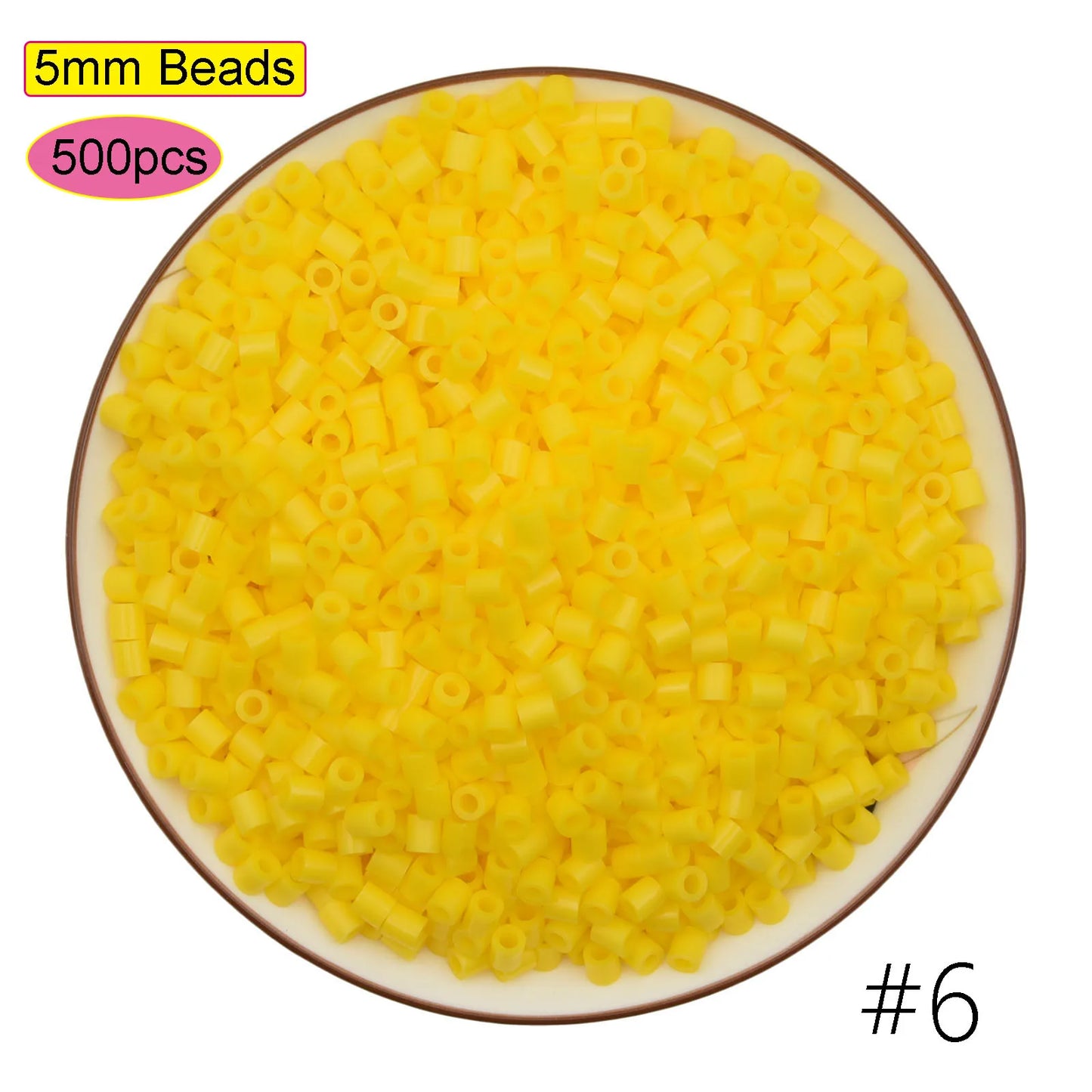 500pcs 5.0mm Perler Beads Pixel Puzzle Fuse&Hama Beads Diy 3D Puzzles Handmade Gift Fuse Beads Kit Iron Toy Educational Toys
