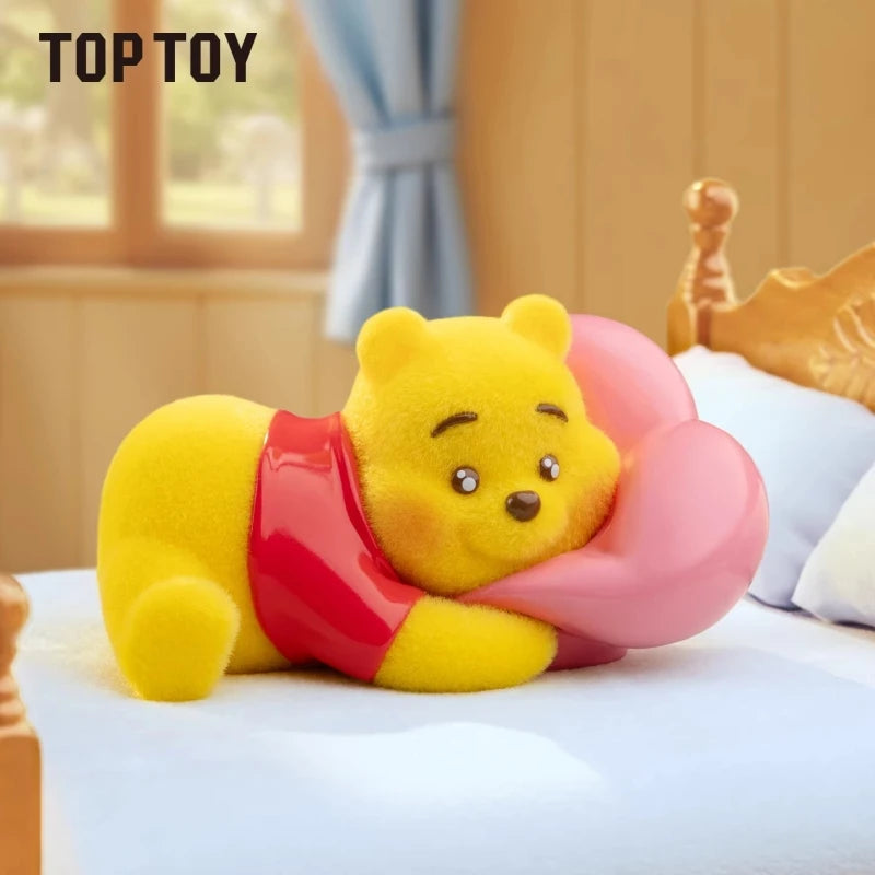 TOP TOY Disney Pooh Bear Expression Pack Series Blind Box Cute Desktop Decoration Ornament Children's Toy Model Birthday Gift