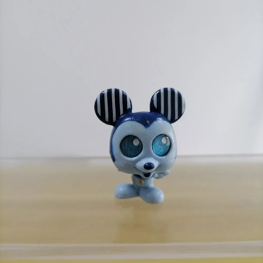 Disney Doorables Action Figures Mickey Minnie Forky Desktop Decoratoion Kawaii Big Eyed Doll Cartoon Model Toys Kids Gifts