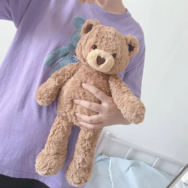 40Cm Cute Curly love Teddy Bear Plush Toy Hug Bear Dolls Children Birthday Gift Pillow Teddy bear Home Living Room Bedroom
