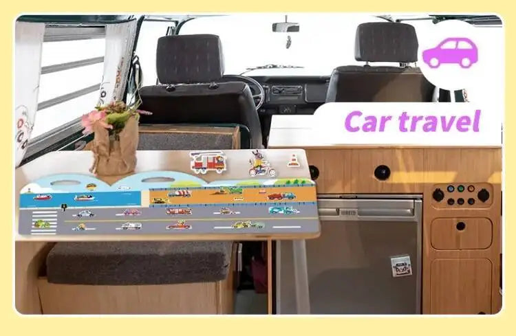 Reusable Sticker Books for Kids Jelly Bubble Scene Stickers DIY Puzzle Game Educational Learning Classic Toys for Children Gift