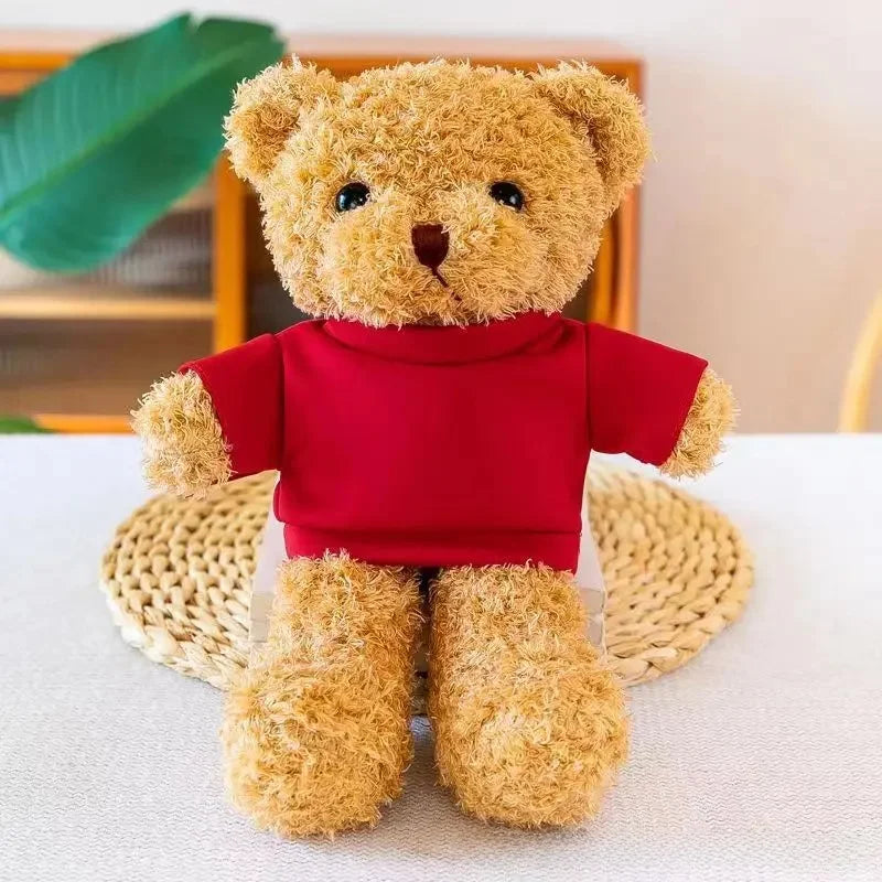 Teddy Bear Plush Doll Activity Gift Customizable Logo Small Bear Toy Stuffed Animal Soft PP Cotton Filling Made in China