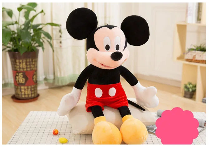 30-35cm Disney Mickey Mouse Plush Toys Kawaii Anime Mickey Minnie Stuffed Plush Models Decoration Dolls for Kids Birthday Gift