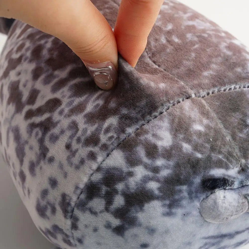 20CM Seal Pillow 3D Novelty Seal Doll Aquarium Plush Stuffed Toy Baby Sleeping Throw Pillow Gifts for Kids Birthday Party