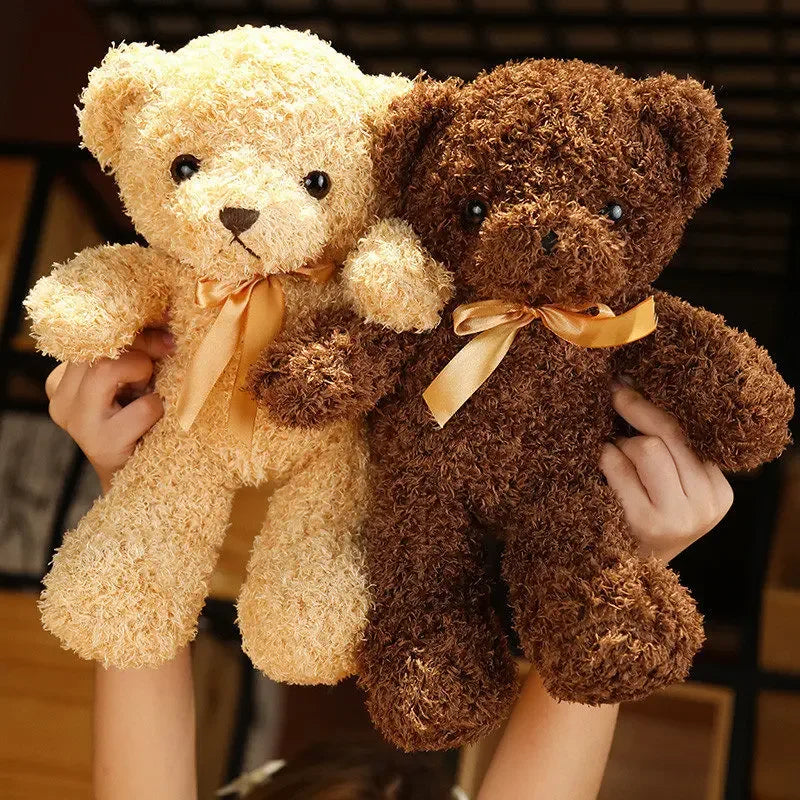 New  Bear Plush Toy Lovely Bear Stuffed Soft Animal Dolls Kids Toy Wedding Birthday Gift For Girlfriend Lover