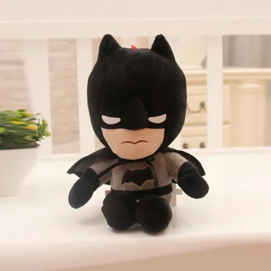 / 27-30cm Marvel Movie Dolls Spiderman Ironman Batman Superman Plush Toys Soft Stuffed Hero Captain America Best Gifts for Kids