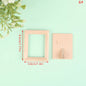1:12 Dollhouse Miniature Photo Frame With Rear Cover Simulation Furniture Model Living Scene Decor Toy Doll House Accessories