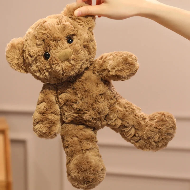 30cm Teddy Bears Stuffed Plush Animal Cute Bear Sleeping Companion Dolls Baby Shower Bear Soft Toys Gifts