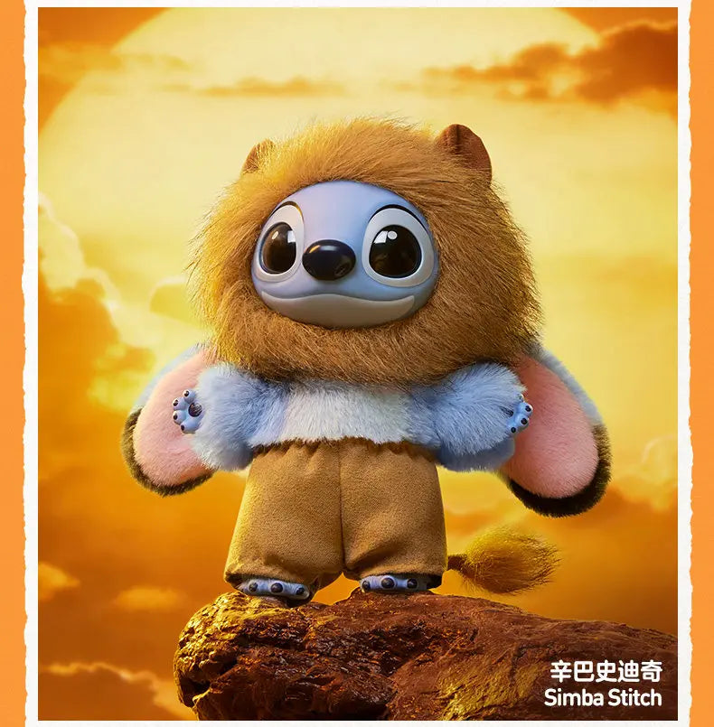 POP MART Disney Stitch Adventure Series Vinyl Plush Trendy Blind Random Box Toys Mystery Box Guess Bag Action Figure Gift